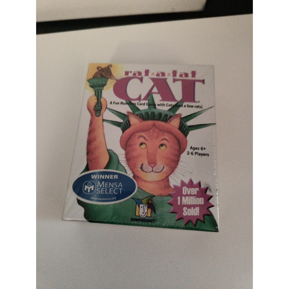 Rat-a-Tat Cat Card Game Gamewright 1996 Factory Sealed NEW